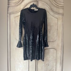 Michael Kors Black Sequins Dress
